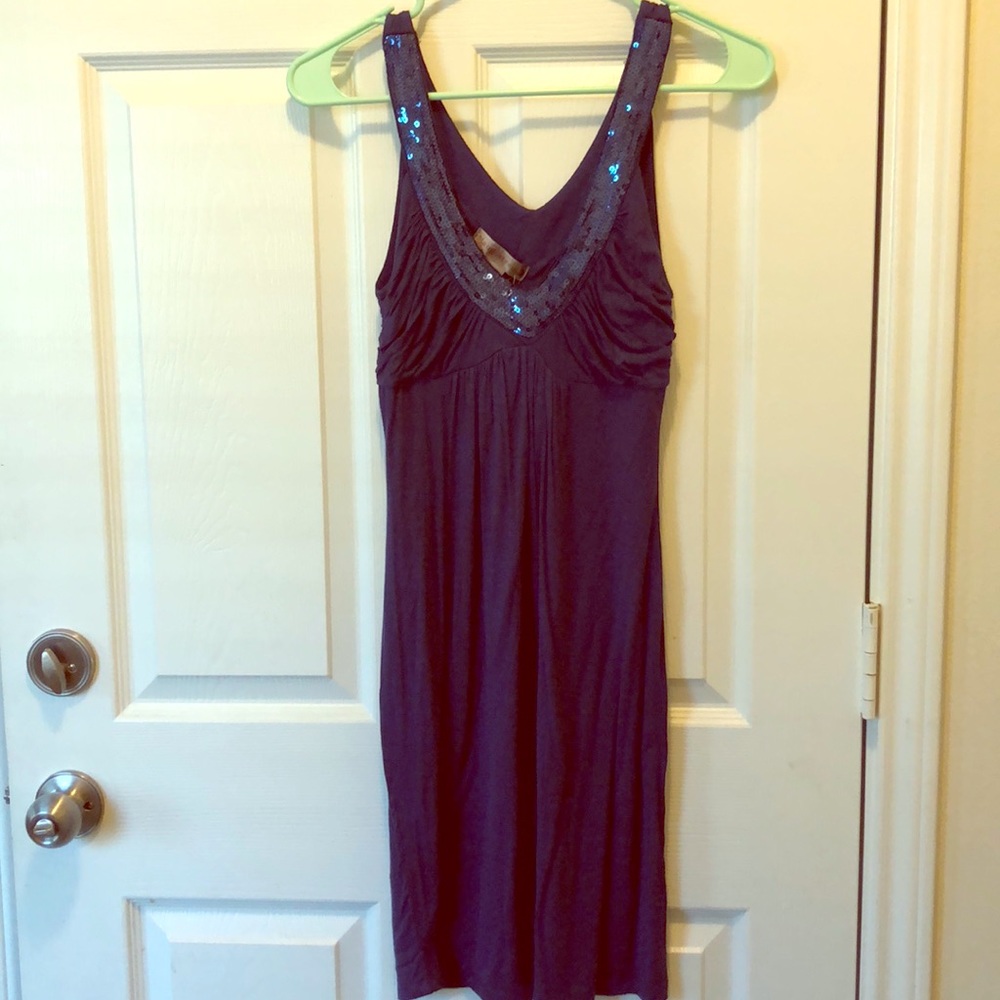 NWT navy sequin dress